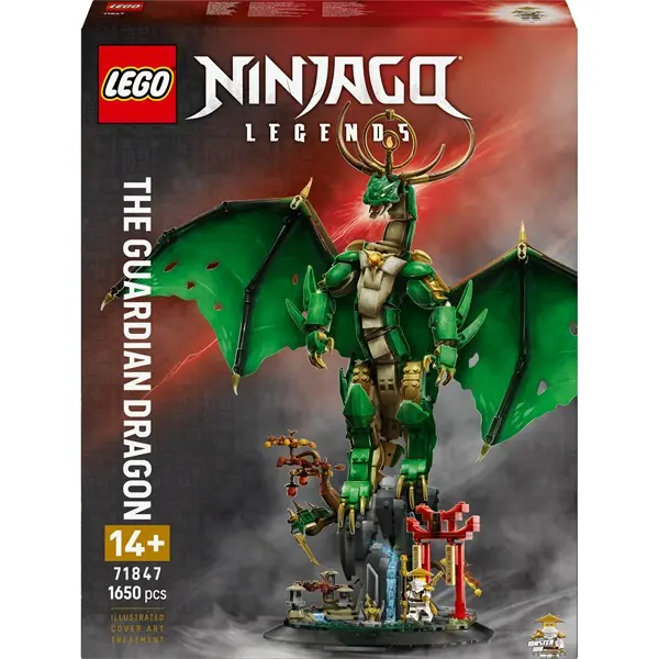 LEGO® NINJAGO® Az őrsárkány, kiállítható építőkészlet 71847 – 3. kép