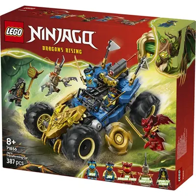 LEGO® NINJAGO® Jay átalakítható autója játék versenyautó 71856 – 2. kép