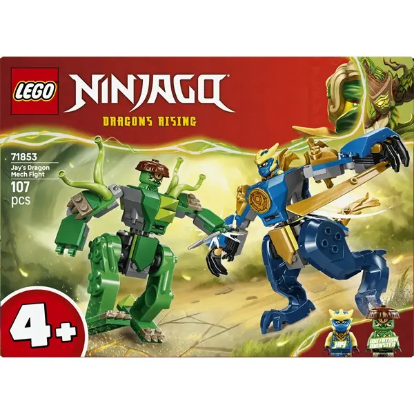 LEGO® NINJAGO® Jay csatája sárkánypáncélban – Robotos játék 71853 – 3. kép