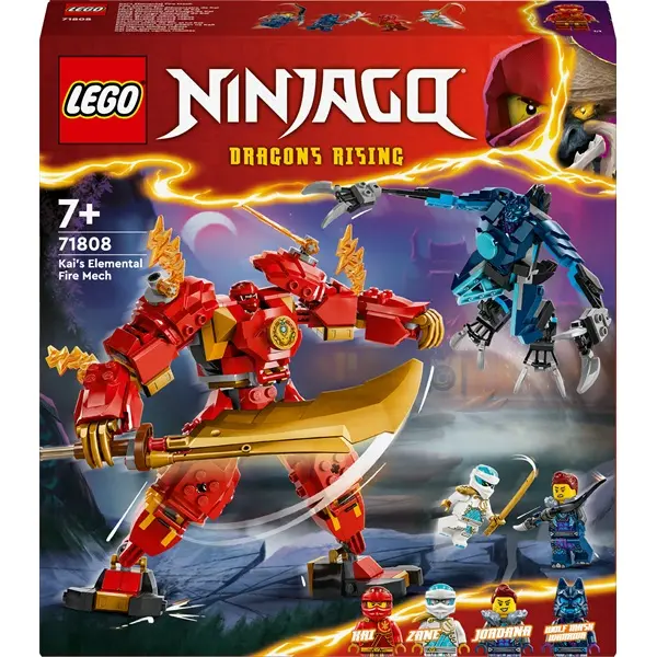 LEGO® NINJAGO® Kai elemi tűzrobotja játék 71808 – 3. kép