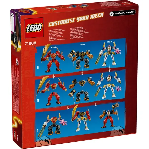 LEGO® NINJAGO® Kai elemi tűzrobotja játék 71808 – 4. kép