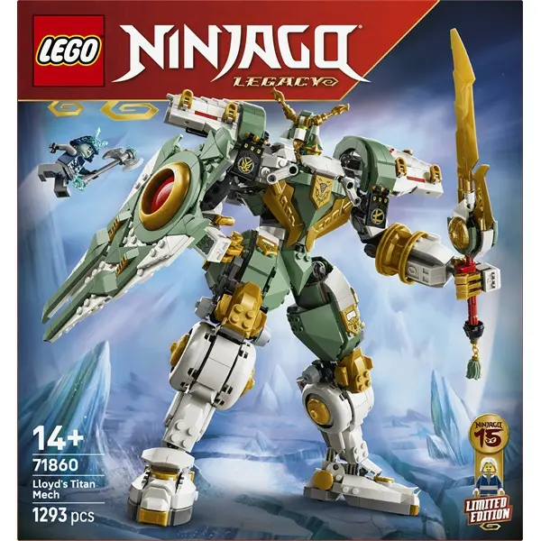 LEGO® NINJAGO® Lloyd titánpáncélja a 15. évfordulóra játék 71860 – 3. kép