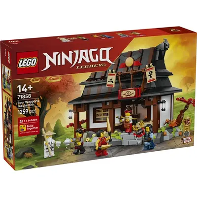 LEGO® NINJAGO® Négy Fegyver Kovácsműhely, 15. évforduló 71858