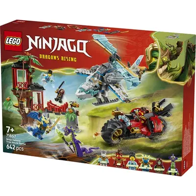 LEGO® NINJAGO® Nindzsajárművek csatája a lombháznál játékkészlet 71857 – 2. kép