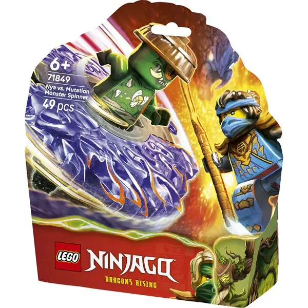 LEGO® NINJAGO® Nya egy mutáns szörny pörgettyűje ellen játék 71849 – 2. kép