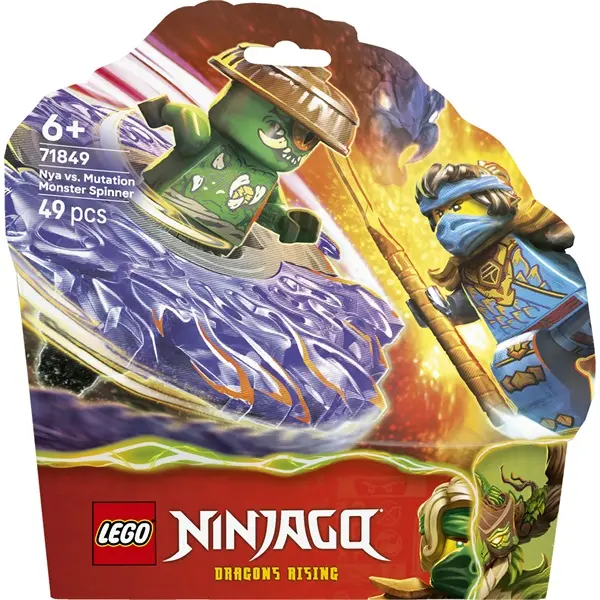LEGO® NINJAGO® Nya egy mutáns szörny pörgettyűje ellen játék 71849 – 3. kép