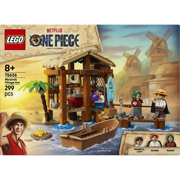LEGO® ONE PIECE Kunyhó Szélmalomfaluban, építőkészlet 75636 – 3. kép