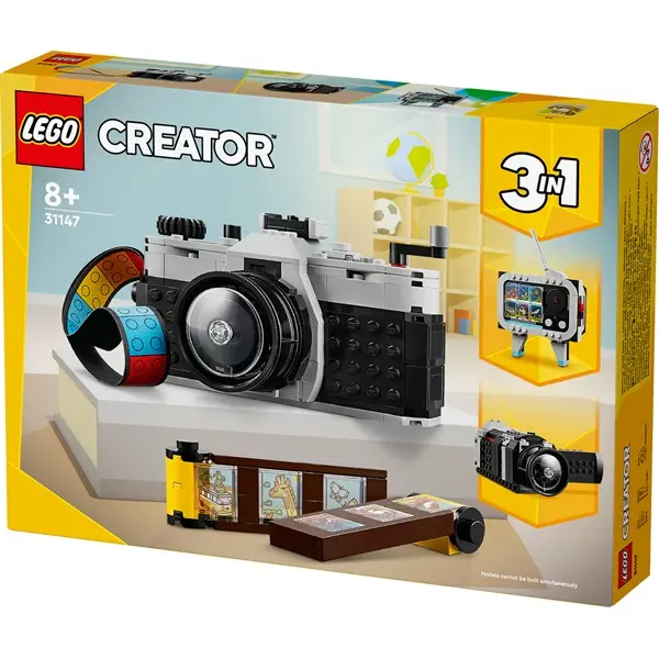 LEGO® Retró fényképezőgép 3 az 1-ben játék 31147 – 2. kép