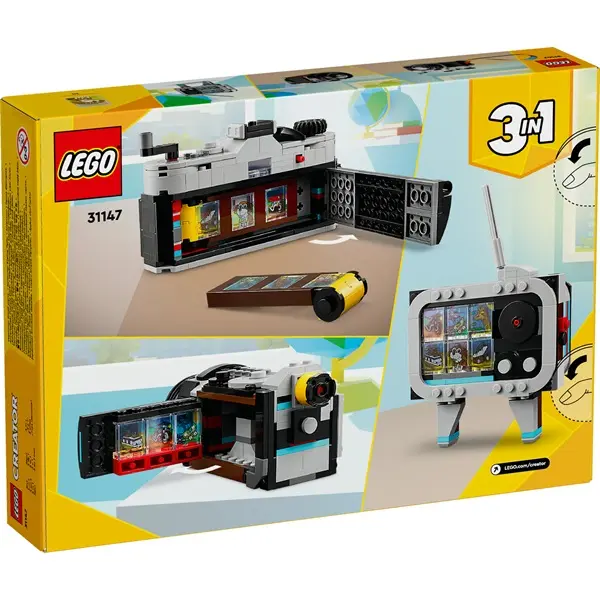 LEGO® Retró fényképezőgép 3 az 1-ben játék 31147 – 4. kép