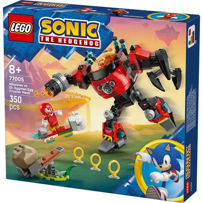 LEGO® Sonic the Hedgehog™ Knuckles vs. Dr. Eggman Egg Crusher robotja, játékszett 77005 – 2. kép