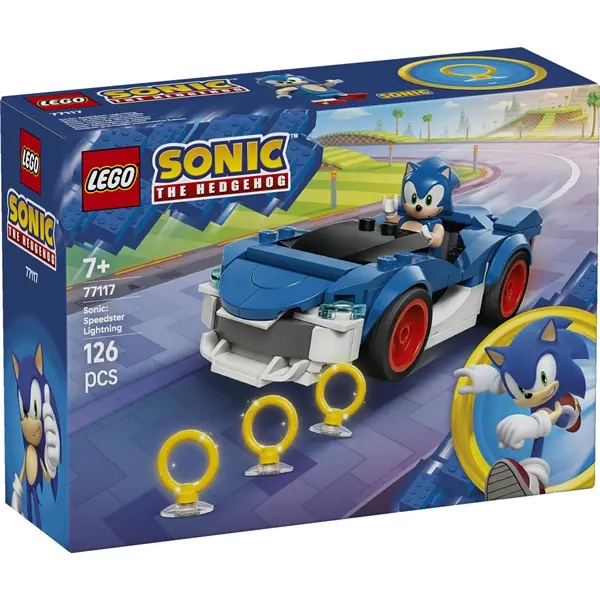 LEGO® Sonic the Hedgehog™ Sonic Speedster Lightning 77117