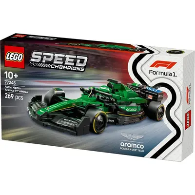 LEGO® Speed Champions Aston Martin Aramco F1® AMR24 versenyautó, járműkészlet 77245 – 2. kép