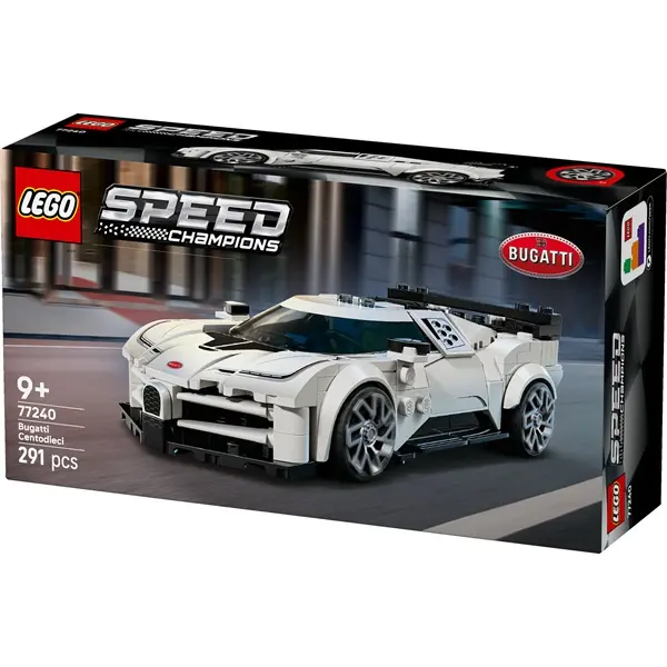 LEGO® Speed Champions Bugatti Centodieci hiper sportautó, játék 77240 – 2. kép