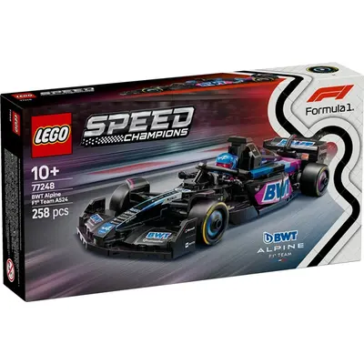 LEGO® Speed Champions BWT Alpine F1® Team A524 versenyautó, játék jármű 77248