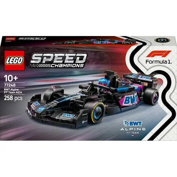 LEGO® Speed Champions BWT Alpine F1® Team A524 versenyautó, játék jármű 77248 – 3. kép