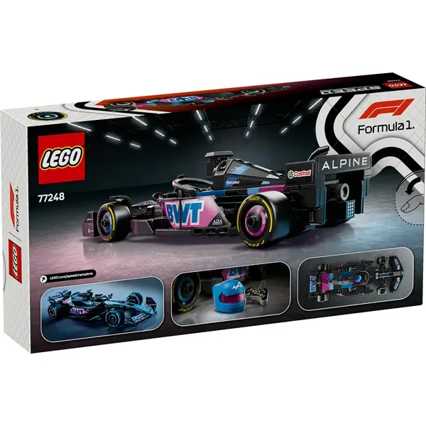 LEGO® Speed Champions BWT Alpine F1® Team A524 versenyautó, játék jármű 77248 – 4. kép