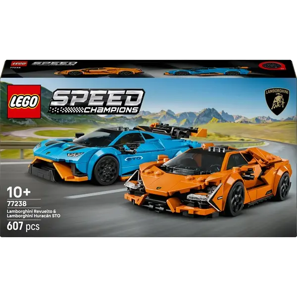 LEGO® Speed Champions Lamborghini Revuelto és Huracán STO 77238 – 3. kép