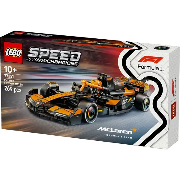 LEGO® Speed Champions McLaren F1® Team MCL38 versenyautó, járműszett 77251 – 2. kép