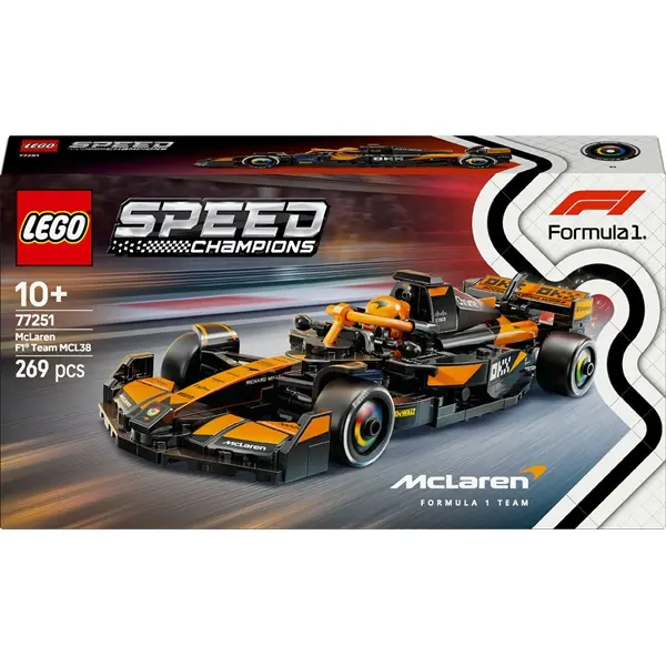 LEGO® Speed Champions McLaren F1® Team MCL38 versenyautó, járműszett 77251 – 3. kép