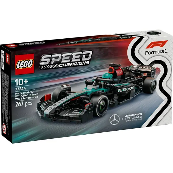 LEGO® Speed Champions Mercedes-AMG F1® W15 versenyautó, játék jármű 77244