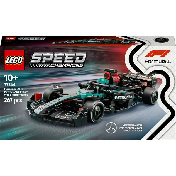 LEGO® Speed Champions Mercedes-AMG F1® W15 versenyautó, játék jármű 77244 – 3. kép