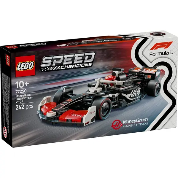 LEGO® Speed Champions MoneyGram Haas F1® Team VF-24 versenyautó, játék jármű 77250