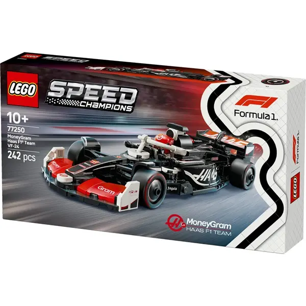 LEGO® Speed Champions MoneyGram Haas F1® Team VF-24 versenyautó, játék jármű 77250 – 2. kép
