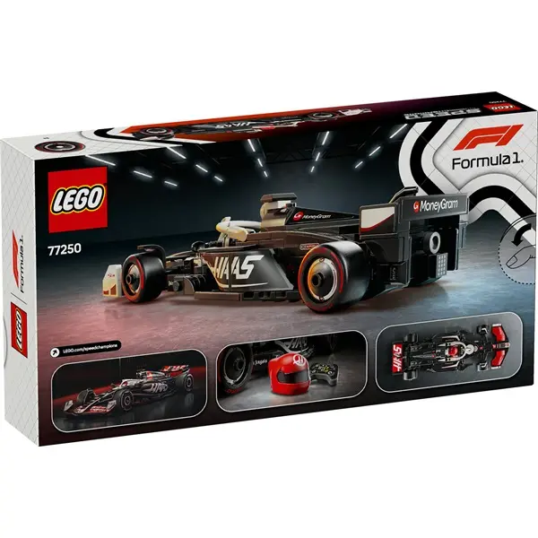 LEGO® Speed Champions MoneyGram Haas F1® Team VF-24 versenyautó, játék jármű 77250 – 4. kép
