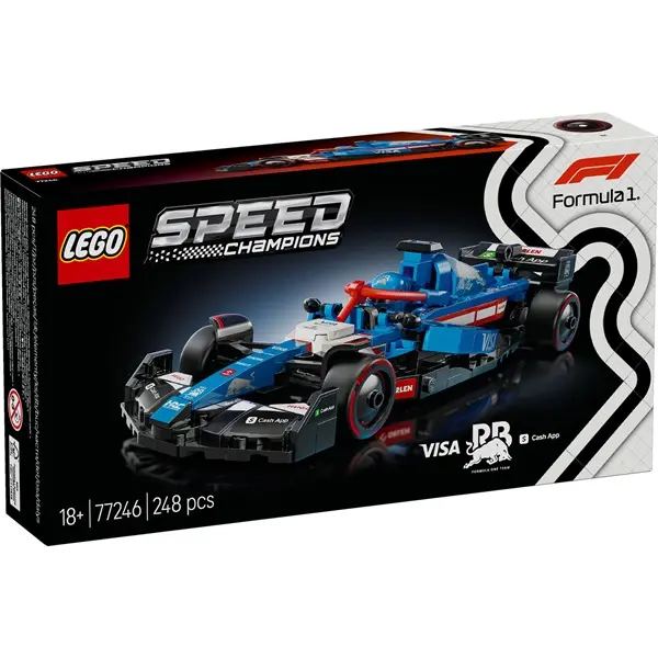 LEGO® Speed Champions Visa Cash App RB VCARB 01 F1® versenyautó, járműszett 77246