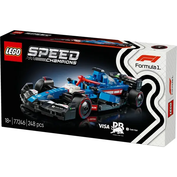 LEGO® Speed Champions Visa Cash App RB VCARB 01 F1® versenyautó, járműszett 77246 – 2. kép