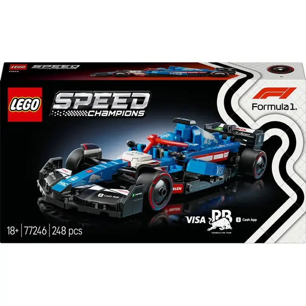 LEGO® Speed Champions Visa Cash App RB VCARB 01 F1® versenyautó, járműszett 77246 – 3. kép