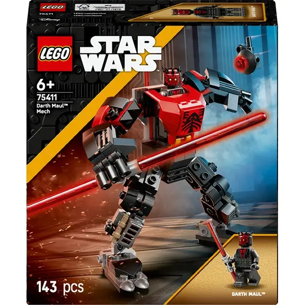 LEGO® Star Wars™ A klónok háborúja Darth Maul™ Mech, építőjáték gyerekeknek 75411 – 3. kép