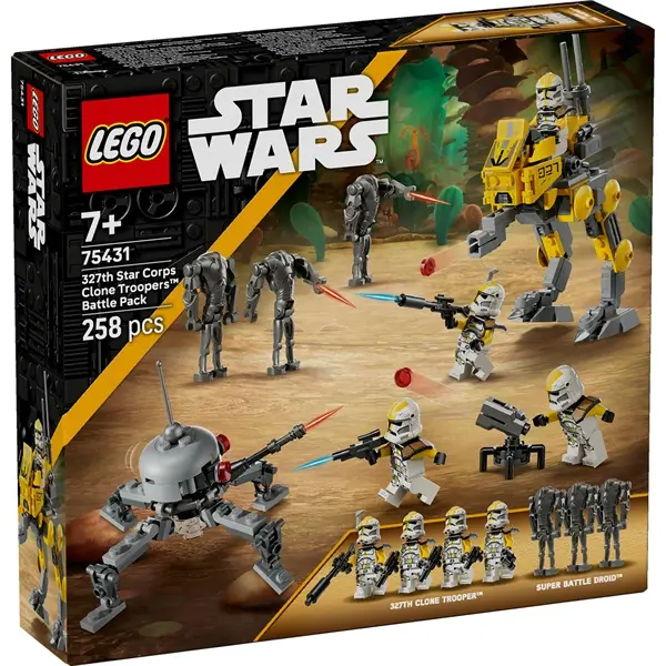LEGO® Star Wars™ 327. klónkatonák harci csomag, ajándékszett 75431