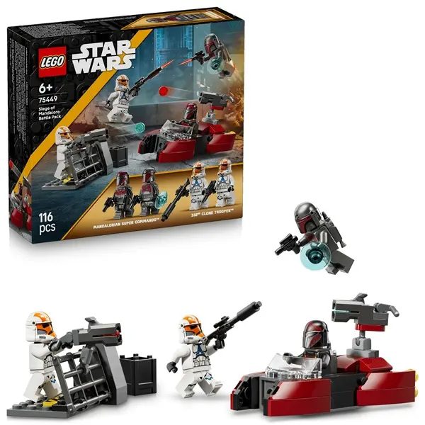 LEGO® Star Wars™ A Mandalore ostroma harci csomag készlet 75449 – 3. kép