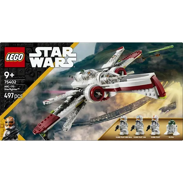 LEGO® Star Wars™ ARC-170 vadászgép™, építőjáték gyerekeknek 75402 – 3. kép