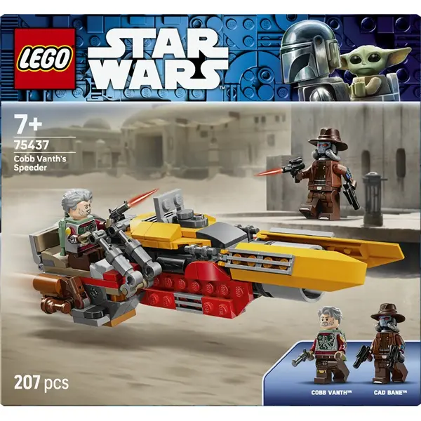 LEGO® Star Wars™ Cobb Vanth siklója játék építőkészlet 75437 – 3. kép