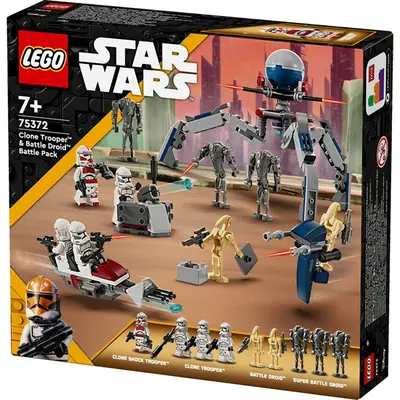 LEGO® Star Wars™ Klónkatona™ és harci droid™ harci csomag 75372 – 2. kép