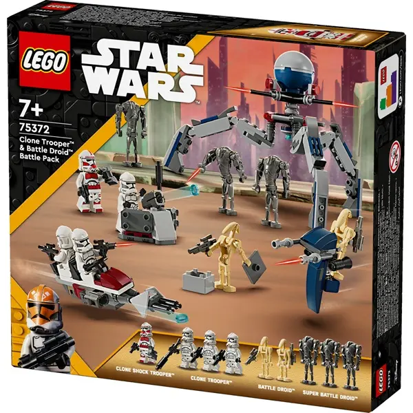LEGO® Star Wars™ Klónkatona™ és harci droid™ harci csomag 75372 – 2. kép