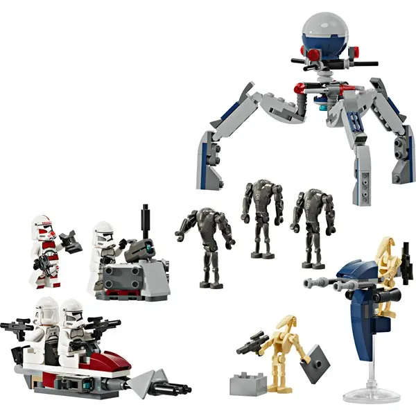 LEGO® Star Wars™ Klónkatona™ és harci droid™ harci csomag 75372 – 5. kép