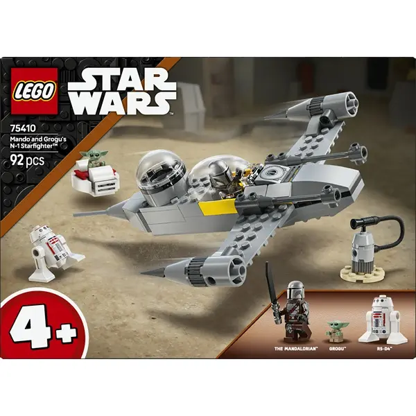 LEGO® Star Wars™ Mando és Grogu N1-es vadászgépe, építőjáték 75410 – 3. kép