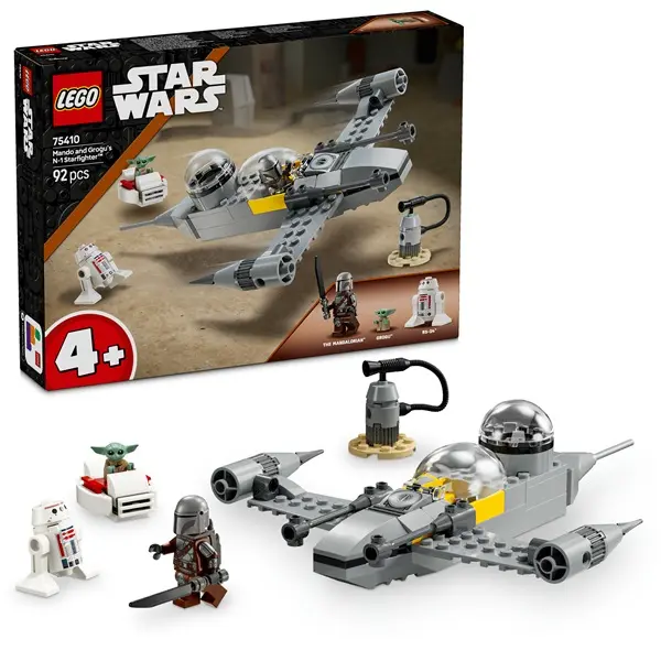 LEGO® Star Wars™ Mando és Grogu N1-es vadászgépe, építőjáték 75410 – 4. kép