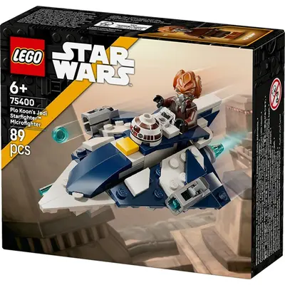 LEGO® Star Wars™ Plo Koon Jedi csillagvadásza™ microfighter, építőjáték 75400 – 2. kép