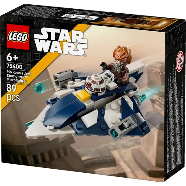 LEGO® Star Wars™ Plo Koon Jedi csillagvadásza™ microfighter, építőjáték 75400 – 2. kép