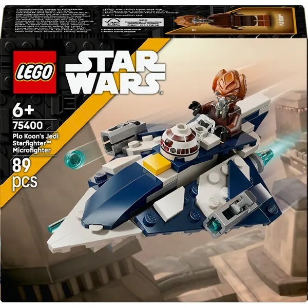 LEGO® Star Wars™ Plo Koon Jedi csillagvadásza™ microfighter, építőjáték 75400 – 3. kép