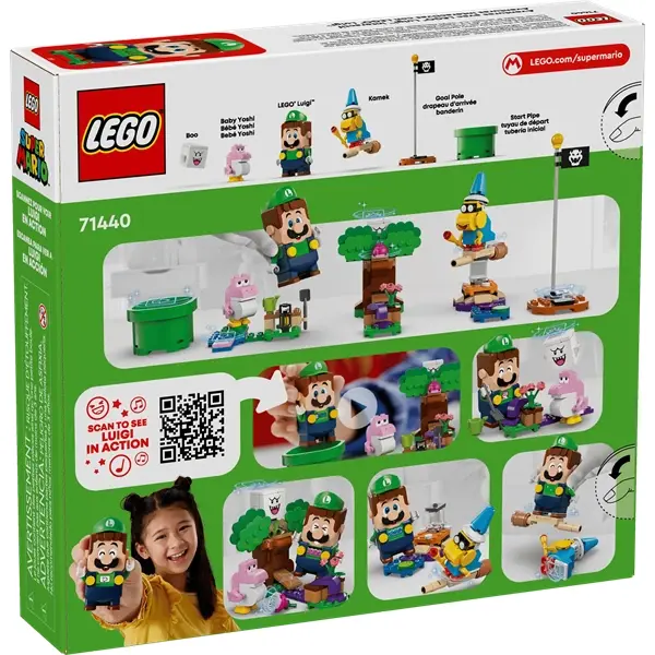 LEGO® Super Mario™ Kalandok az interaktív LEGO® Luigi™ figurával 71440 – 2. kép