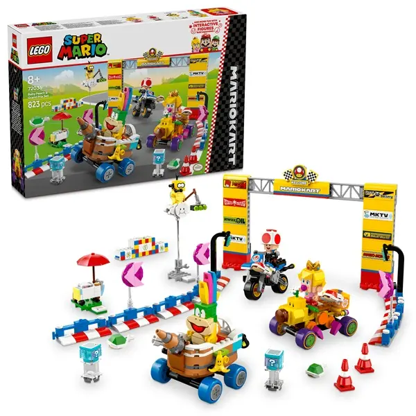 LEGO® Super Mario™ Mario Kart™ – Baby Peach és a Grand Prix szett, versenyzős játék 72036 – 4. kép