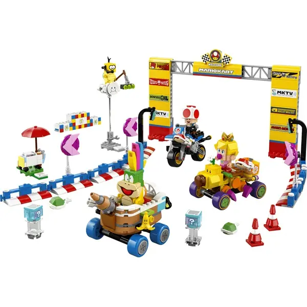 LEGO® Super Mario™ Mario Kart™ – Baby Peach és a Grand Prix szett, versenyzős játék 72036 – 6. kép
