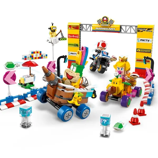 LEGO® Super Mario™ Mario Kart™ – Baby Peach és a Grand Prix szett, versenyzős játék 72036 – 7. kép