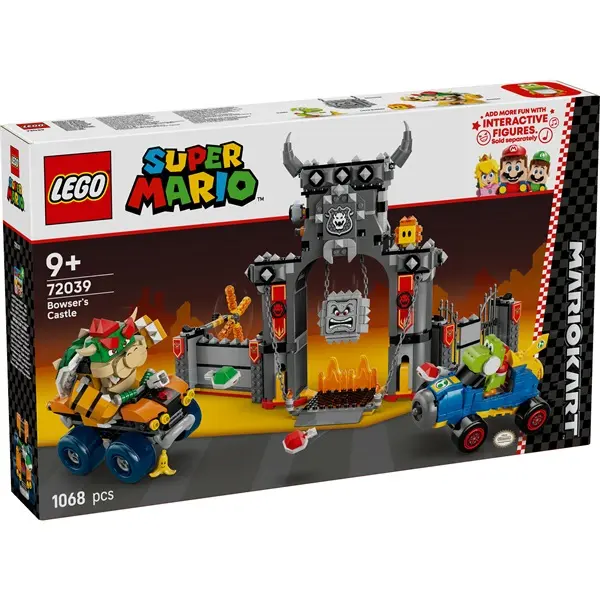 LEGO® Super Mario™ Mario Kart™ – Bowser kastélya, játék 72039