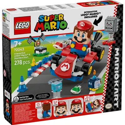 LEGO® Super Mario™ Mario Kart™ – Interaktív LEGO® Mario™ és Standard Kart 72043